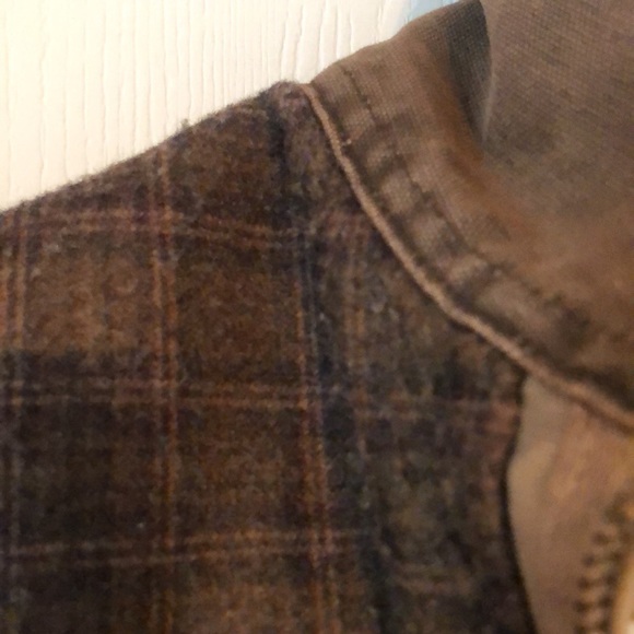 VTG Carhartt men’s flannel zip up vest - Picture 14 of 17